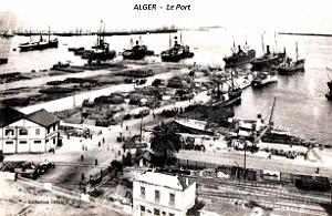 Alger - Port vue aerienne